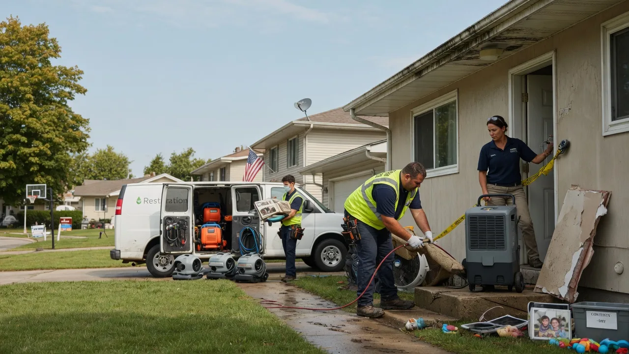 Water Damage Restoration in Bradley, IL near me